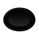 G.E.T. Black Elegance&trade; 9-3/4" x 7-1/4" Oval Platter