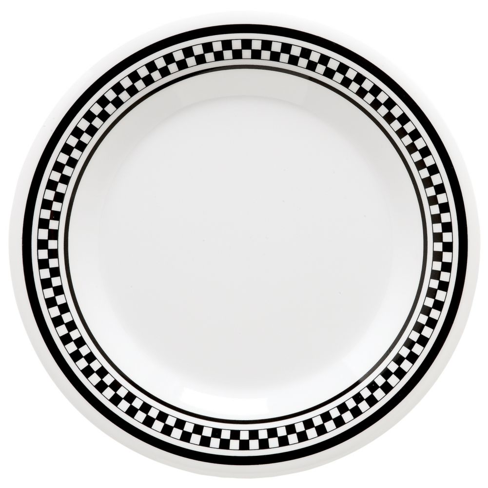 G.E.T. Diamond Chexers&trade; 9" Wide Rim Plate