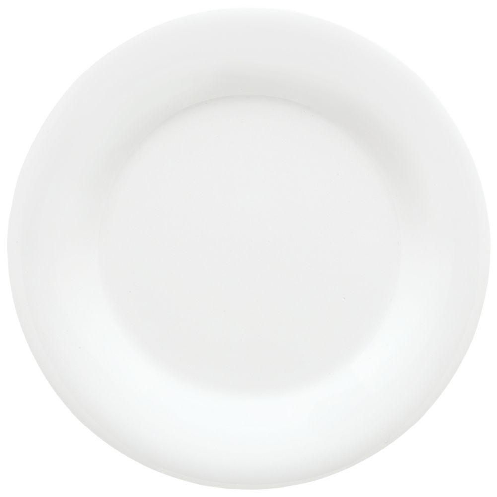 G.E.T. Diamond White&trade; Wide Rim 12" Melamine Plate