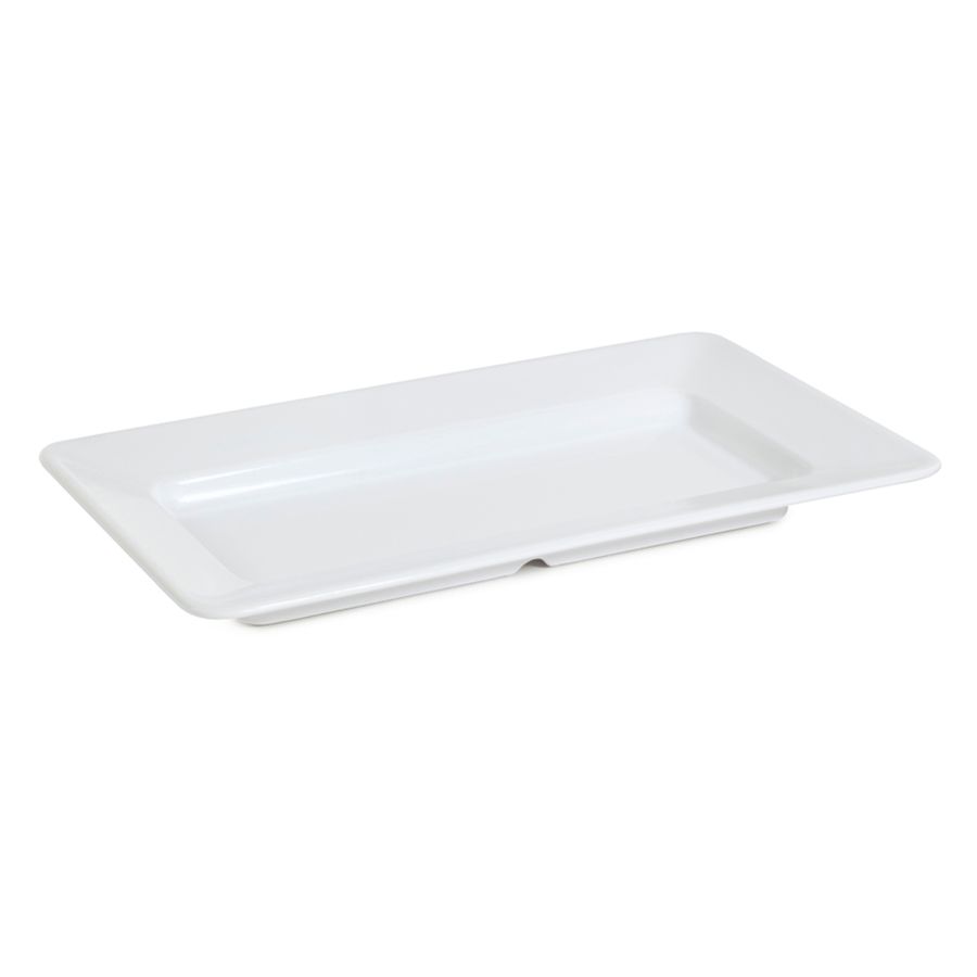 G.E.T. Milano&trade; 15" x 8" White Plate