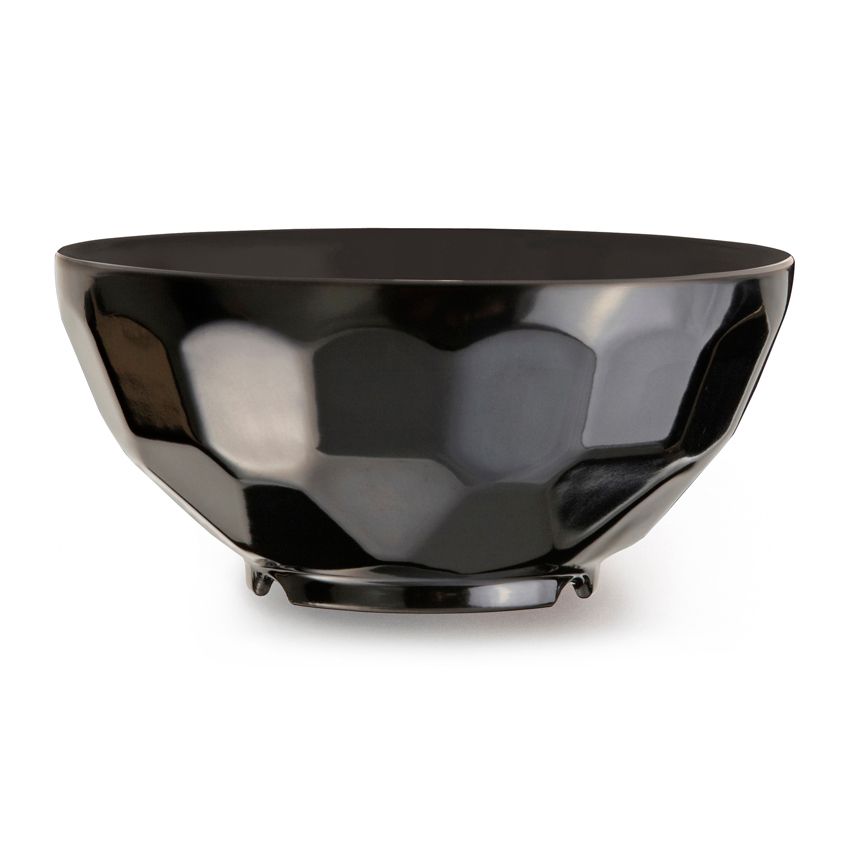 G.E.T. Hidden Treasures&trade; Black 11 Oz Rice / Soup Melamine Bowl