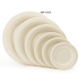 G.E.T. Diamond Ivory&trade; Wide Rim 12" Melamine Plate