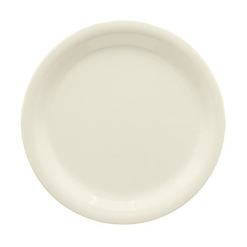 G.E.T. Diamond Ivory&trade; Narrow Rim 6-1/2" Melamine Plate