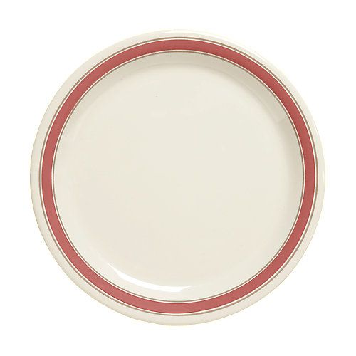 G.E.T. Diamond Oxford&trade; Narrow Rim 6-1/2" Melamine Plate