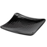 G.E.T. Milano&trade; Black 10-1/4" Square Plate