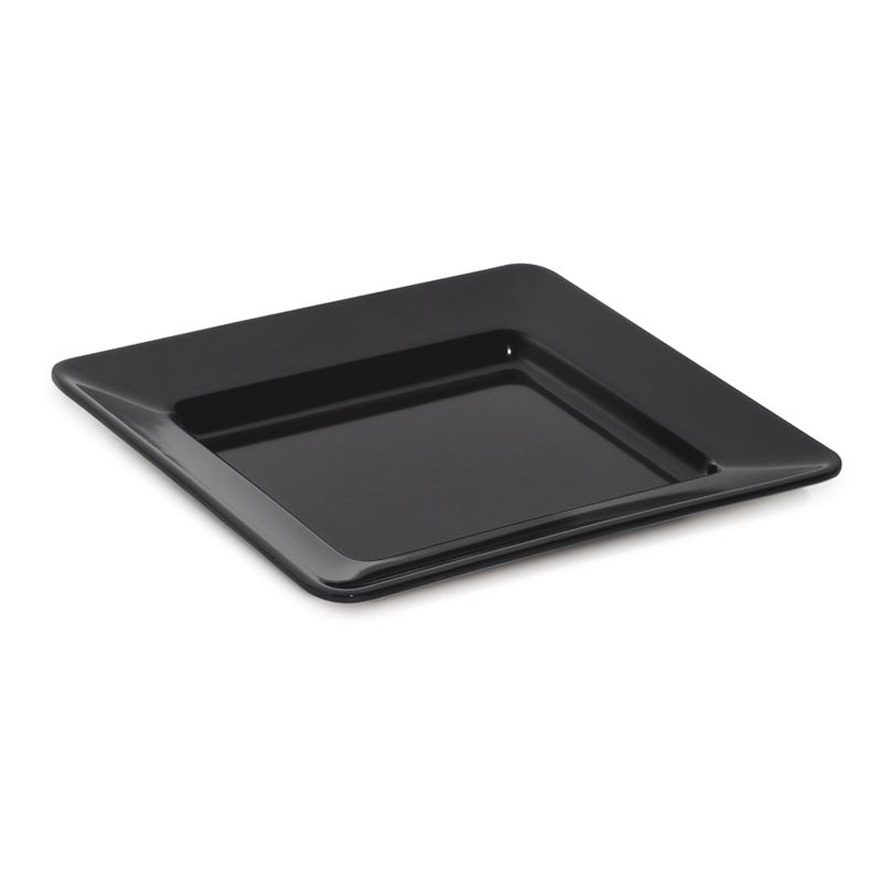 G.E.T. Milano&trade; 12" Square Black Plate
