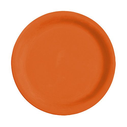 G.E.T. Diamond Mardi Gras&trade; Rio Orange 6-1/2" Plate