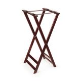 G.E.T. Mahogany Hardwood 38" High Tray Stand