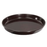 Round Bar Tray, Black, 13"