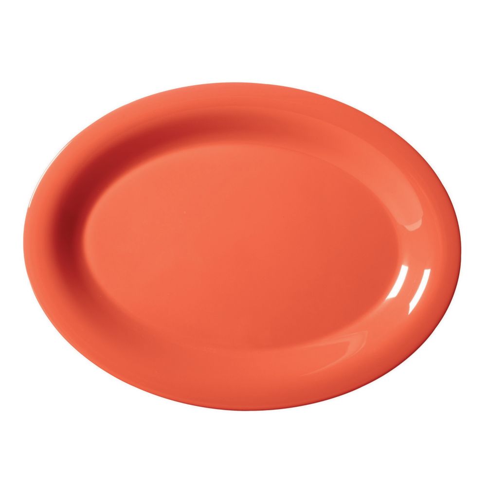 G.E.T. Diamond Mardi Gras&trade; Rio Orange 13-1/2" Platter