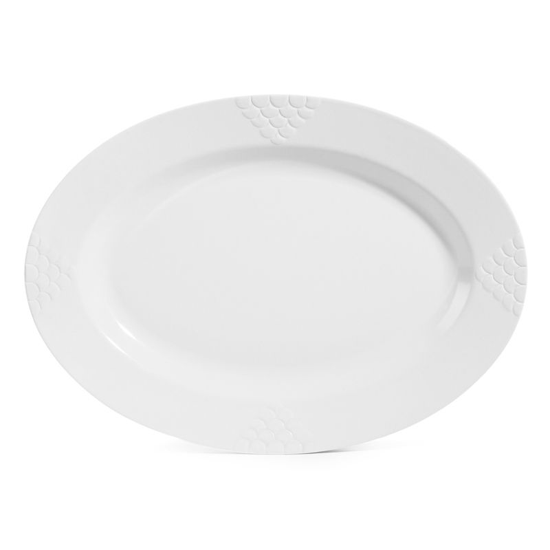 G.E.T. Sonoma&trade; 23-1/4 x 16-3/4" Oval White Melamine Platter