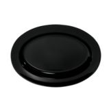 G.E.T. Milano&trade; Black 18" x 13" Oval Platter