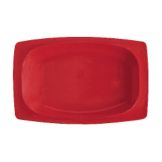 G.E.T. Red Sensation&trade; 12-1/4 x 8" Oval Platter