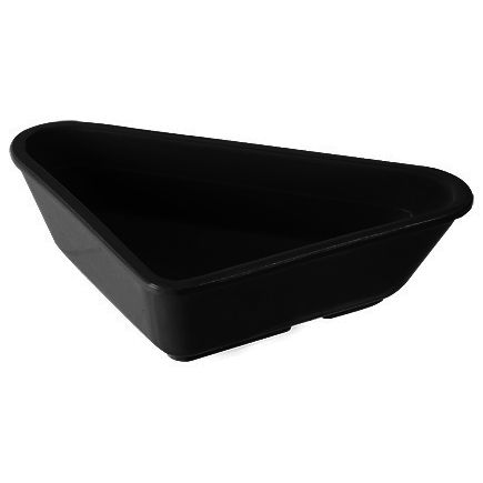 G.E.T. Black Melamine 2 Oz Triangular Ramekin