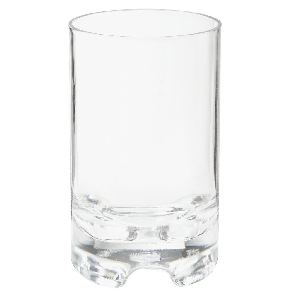 G.E.T. Rock N' Roll Clear SAN Plastic 12 Oz Beverage Glass