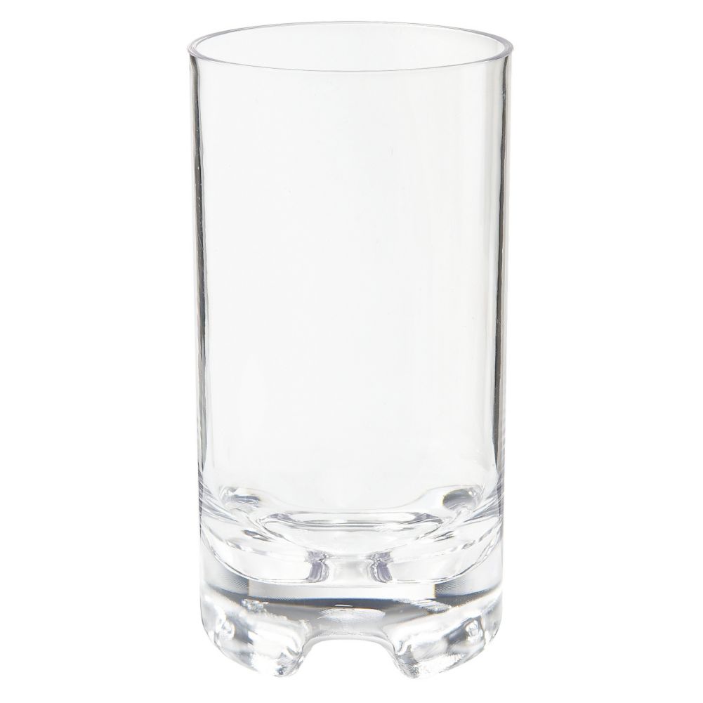 G.E.T. Rock N' Roll Clear SAN Plastic 14 Oz Beverage Glass