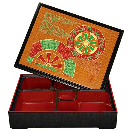 G.E.T. Fuji&trade;  5-Compartment Bento Box with Removable Compartment