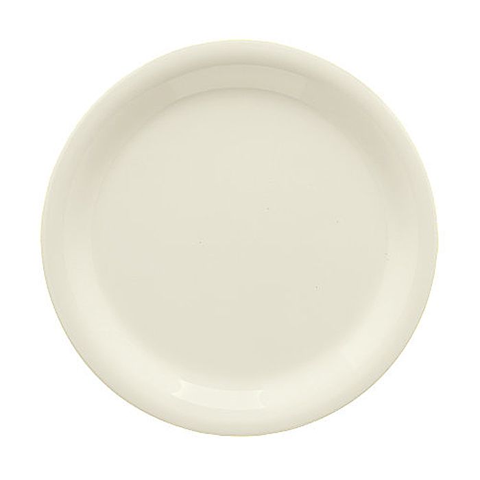 G.E.T. Diamond Ivory&trade; Narrow Rim 10.5" Melamine Plate