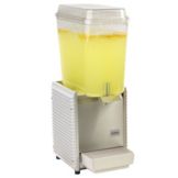 Crathco&reg; The Bubbler&trade; White Single 5 Gal Beverage Dispenser