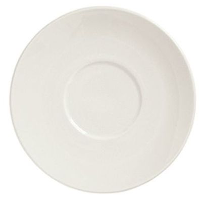 Syracuse White Undecorated Barista&trade; Large 8" Saucer
