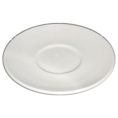 Syracuse White Undecorated Barista&trade; Large 8" Saucer