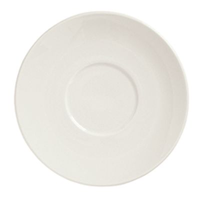 Syracuse White Undecorated Barista&trade; Medium 6" Saucer