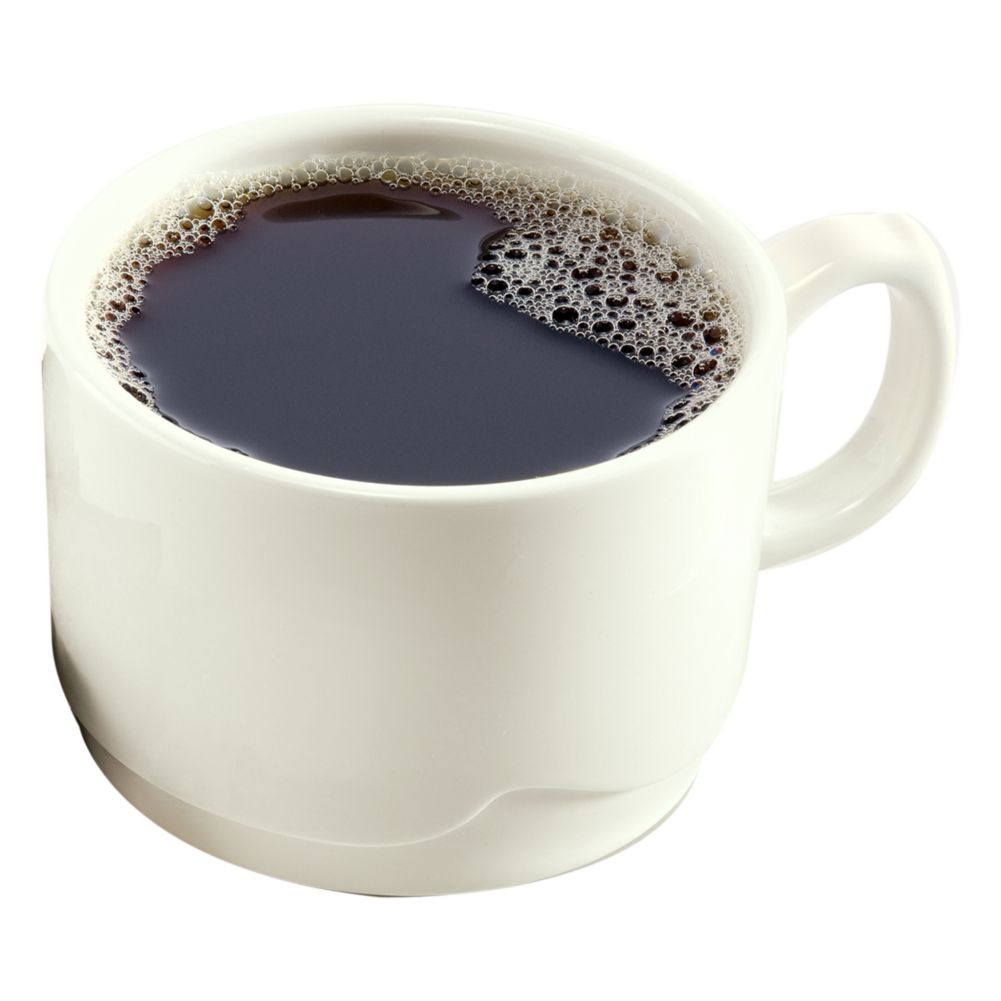 Syracuse White Undecorated Barista&trade; Medium Stacking 8 oz Cup