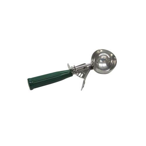 Adcraft&reg; 3-1/4 Oz. Green Ice Cream Disher