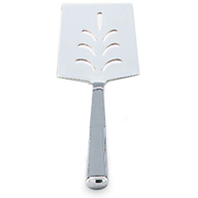Mirror Finish S/S Hollow Handle Perforated Turner, 14-3/16"