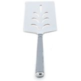 Mirror Finish S/S Hollow Handle Perforated Turner, 14-3/16"