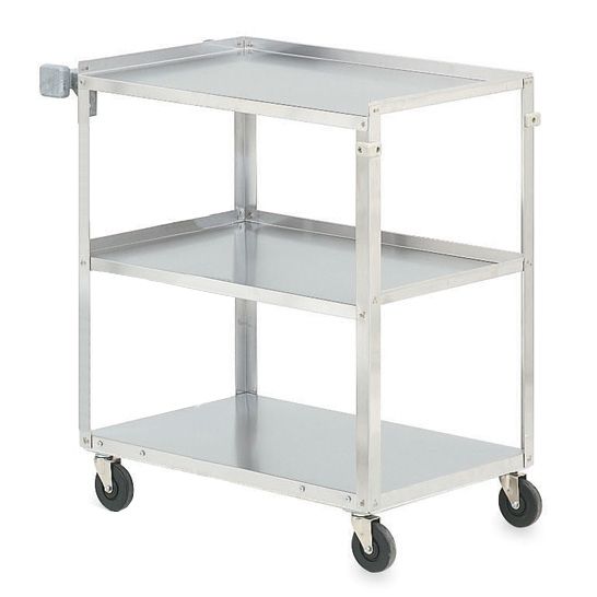 Vollrath Heavy Duty S/S 3-Shelf Utility Cart