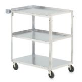 Vollrath Heavy Duty S/S 3-Shelf Utility Cart