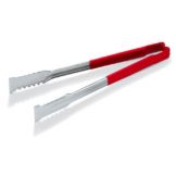 Jacob's Pride 1-Piece Color Coded Kool-Touch S/S VersaGrip Tong, Red