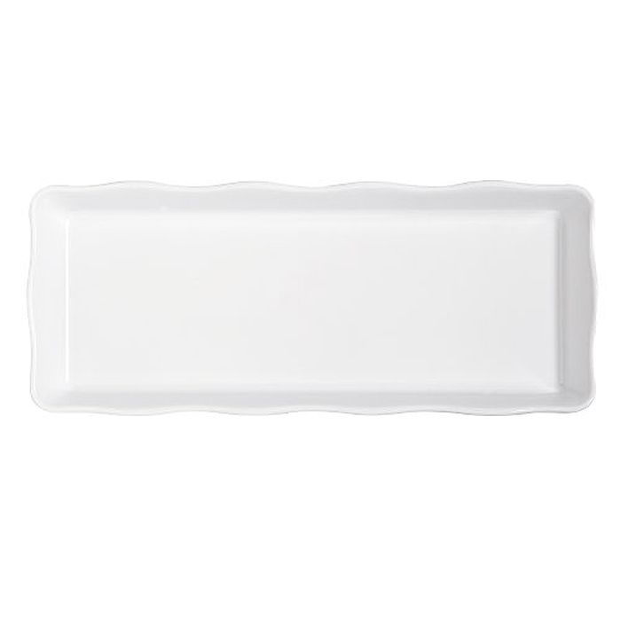 G.E.T. Bake and Brew&trade; 14" x 5-1/2" White Platter