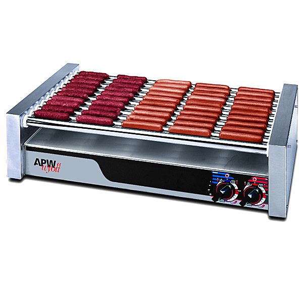 APW Wyott Flat HotRod Roller Grill w/ Tru-Turn Surface Rollers, HRS-85