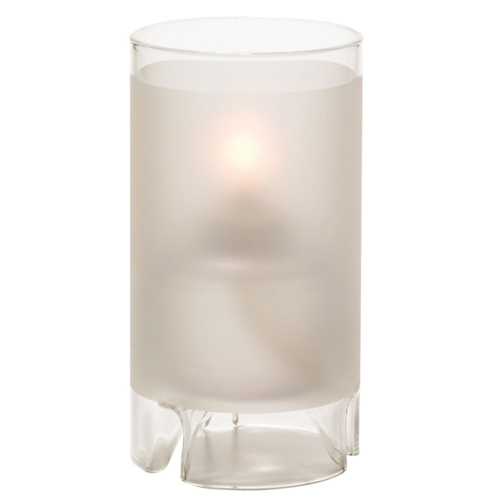 Hollowick Large Satin Crystal Glass Cylinder&trade; Lamp