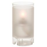 Hollowick Large Satin Crystal Glass Cylinder&trade; Lamp
