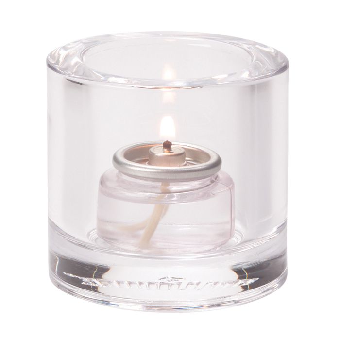 Hollowick Clear Thick Glass Tealight Lamp