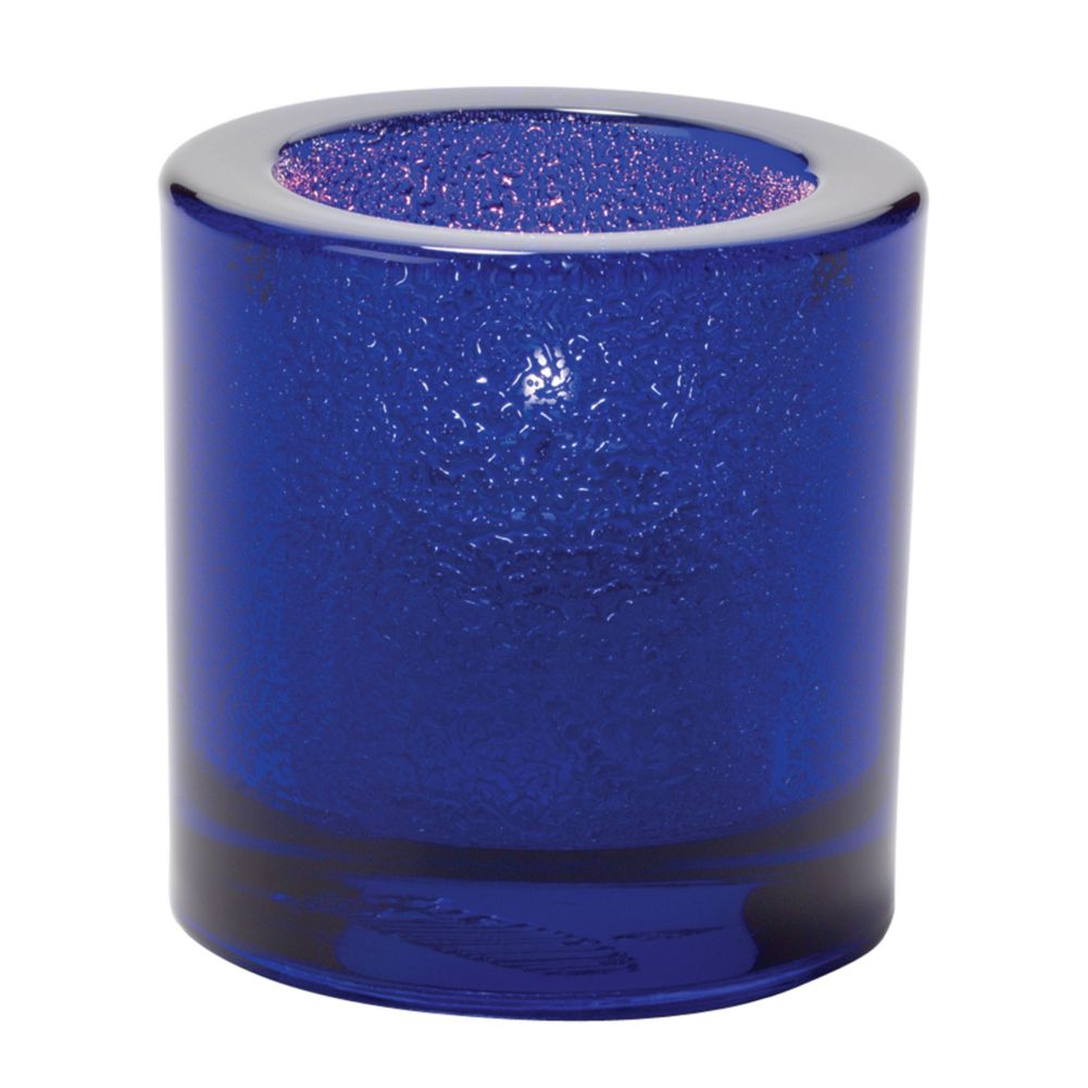 Hollowick Cobalt Blue Jewel Thick Glass Tealight Lamp