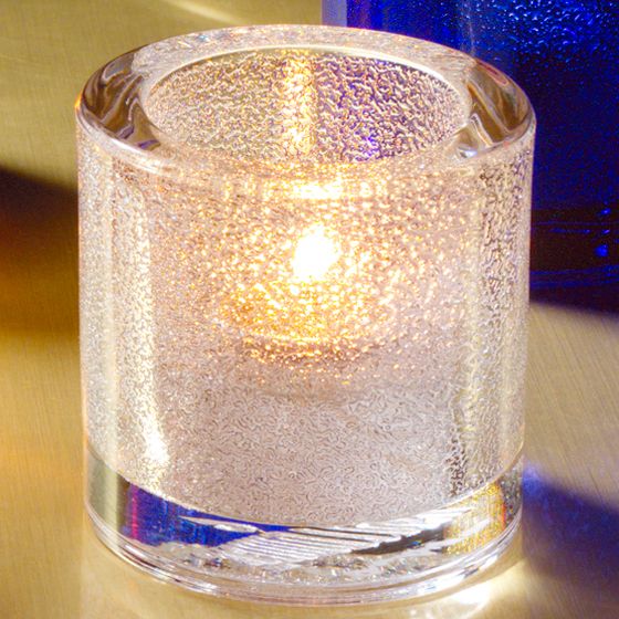 Hollowick Clear Jewel Thick Glass Tealight Lamp