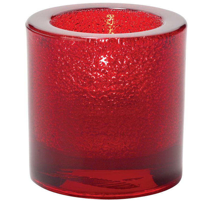 Hollowick Ruby Jewel Thick Glass Tealight Lamp