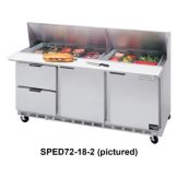 Beverage-Air Elite Series&trade; 72" Counter with 12 Pan Openings