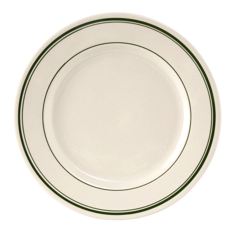 Tuxton&reg; Green Bay 12" Round Eggshell Plate