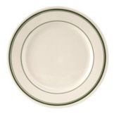 Tuxton&reg; Green Bay 12" Round Eggshell Plate