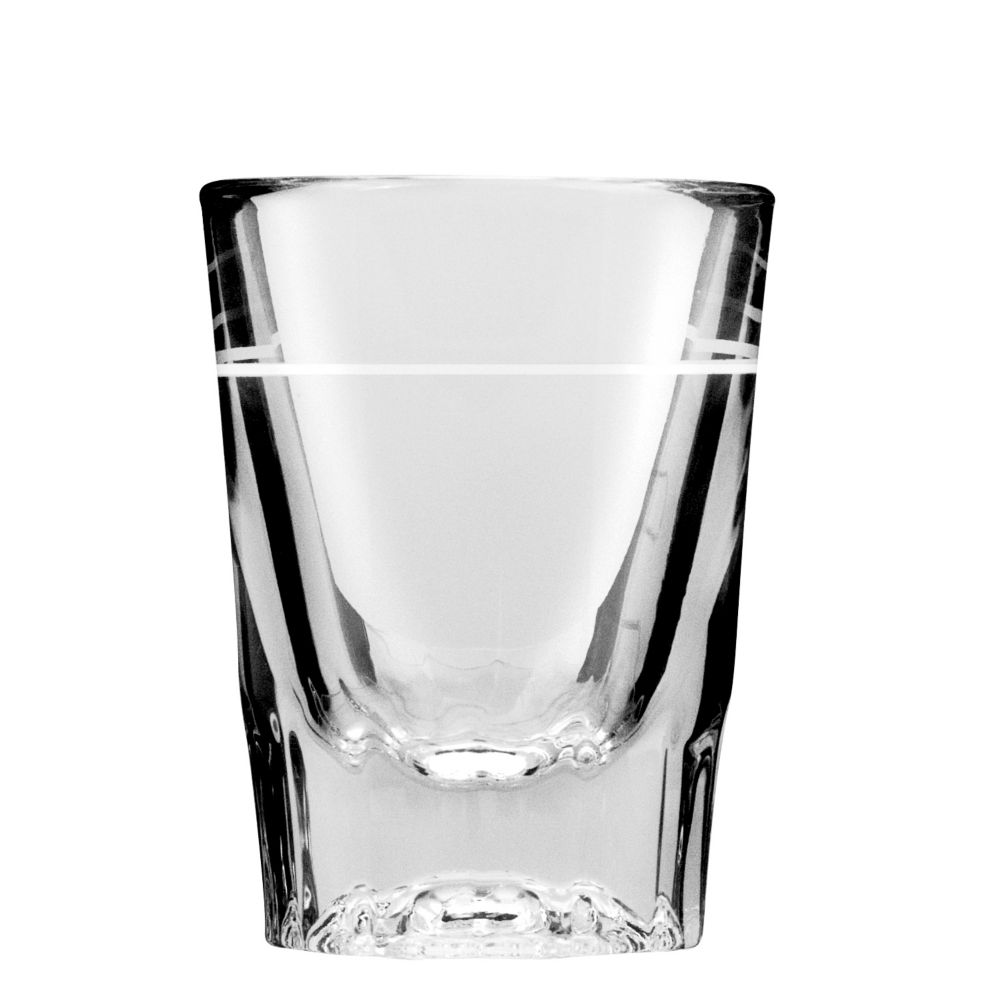 Anchor Hocking Lined 2 oz Whiskey Glass