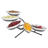 Gourmet Display&reg; 5-Tier Canoe Bowl Display Set