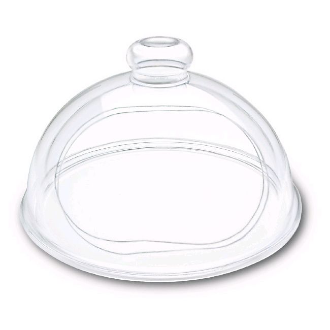 Delfin 15x8 in. Acrylic Clear Turn and Serve Dome Cover