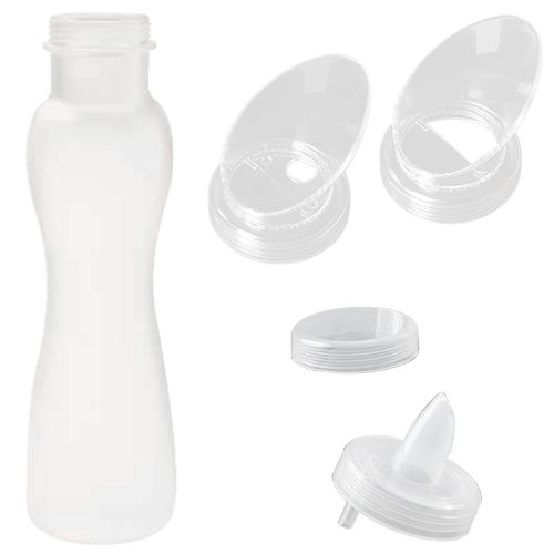 G.E.T. Set of 6 Polycarbonate 32 Oz. Salad Dressing Bottles with Lids