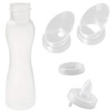 G.E.T. Set of 6 Polycarbonate 32 Oz. Salad Dressing Bottles with Lids