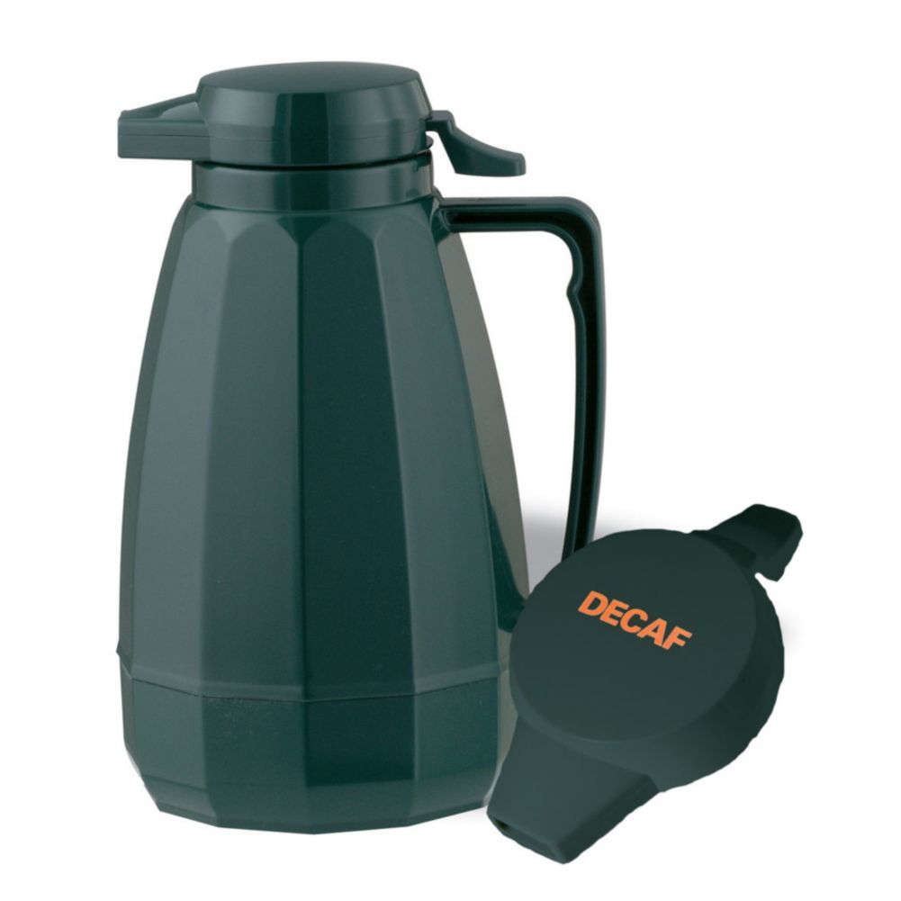Service Ideas New Generation&reg; Forest Green 1 liter Decaf Server